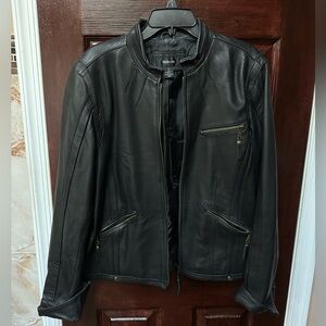 Style & Co Leather Jacket
